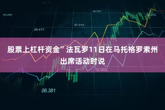 股票上杠杆资金”法瓦罗11日在马托格罗索州出席活动时说